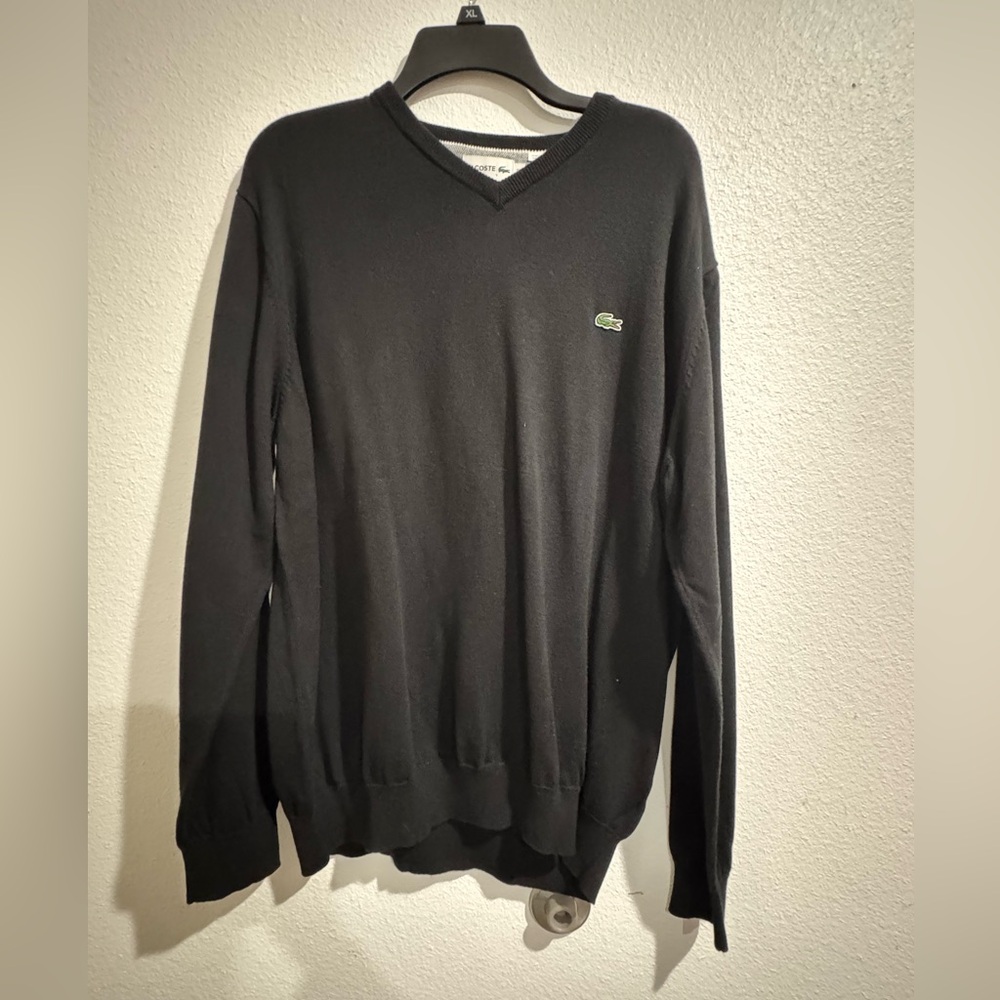 Black Lacoste Sweater